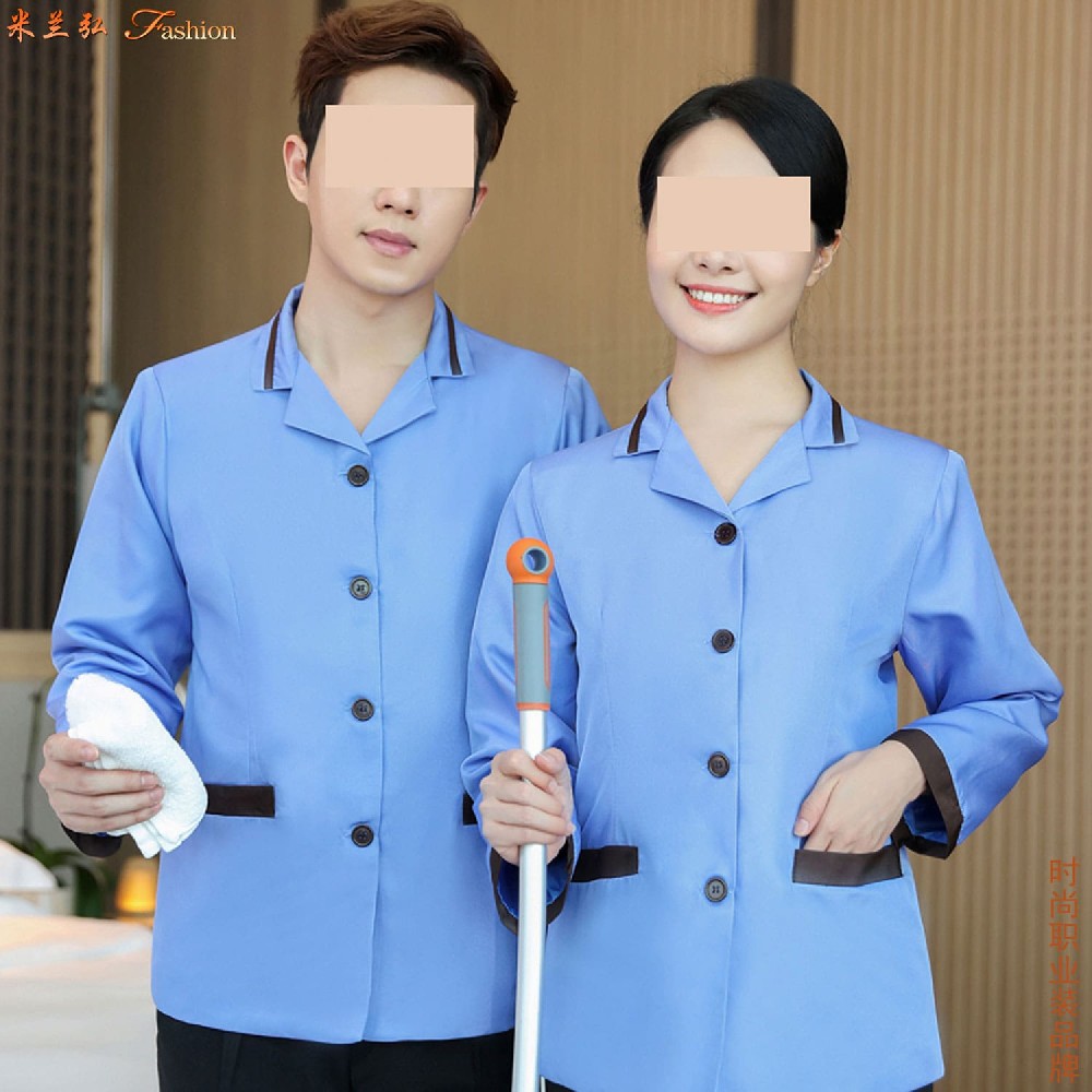 山东酒店PA工服订做｜连锁酒店员工工作服定制厂家